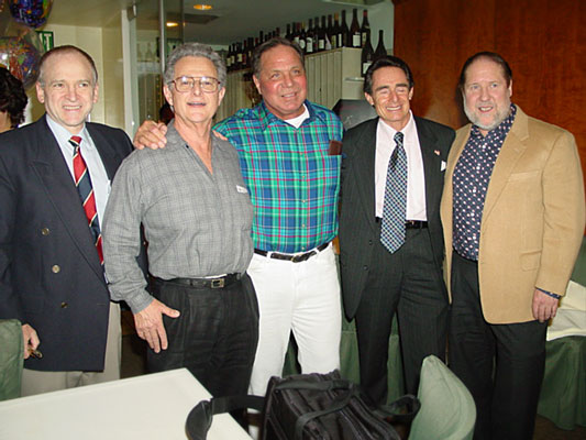 Left to Right: Wayne Gallasch, John Balik, Bill Pearl, Steve Downs, Tom Lincir