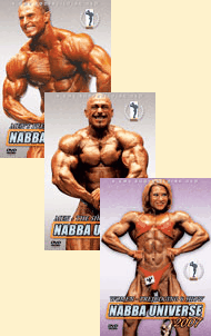 2007 NABBA Universe: Triple DVD Special Deal