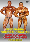 2001 SABBA South Australian Bodybuilding Championships: The Prejudging