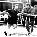Wayne Gallasch and Arnold Schwarzenegger