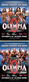 2012 Mr. Olympia & Women's Olympia - 2 DVD Set (US$69.95; A$79.95)