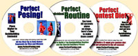 PERFECT series of 3 DVDs Posing, Routine, Contest Diet (Dual Price A$119.95 or US$95.00)